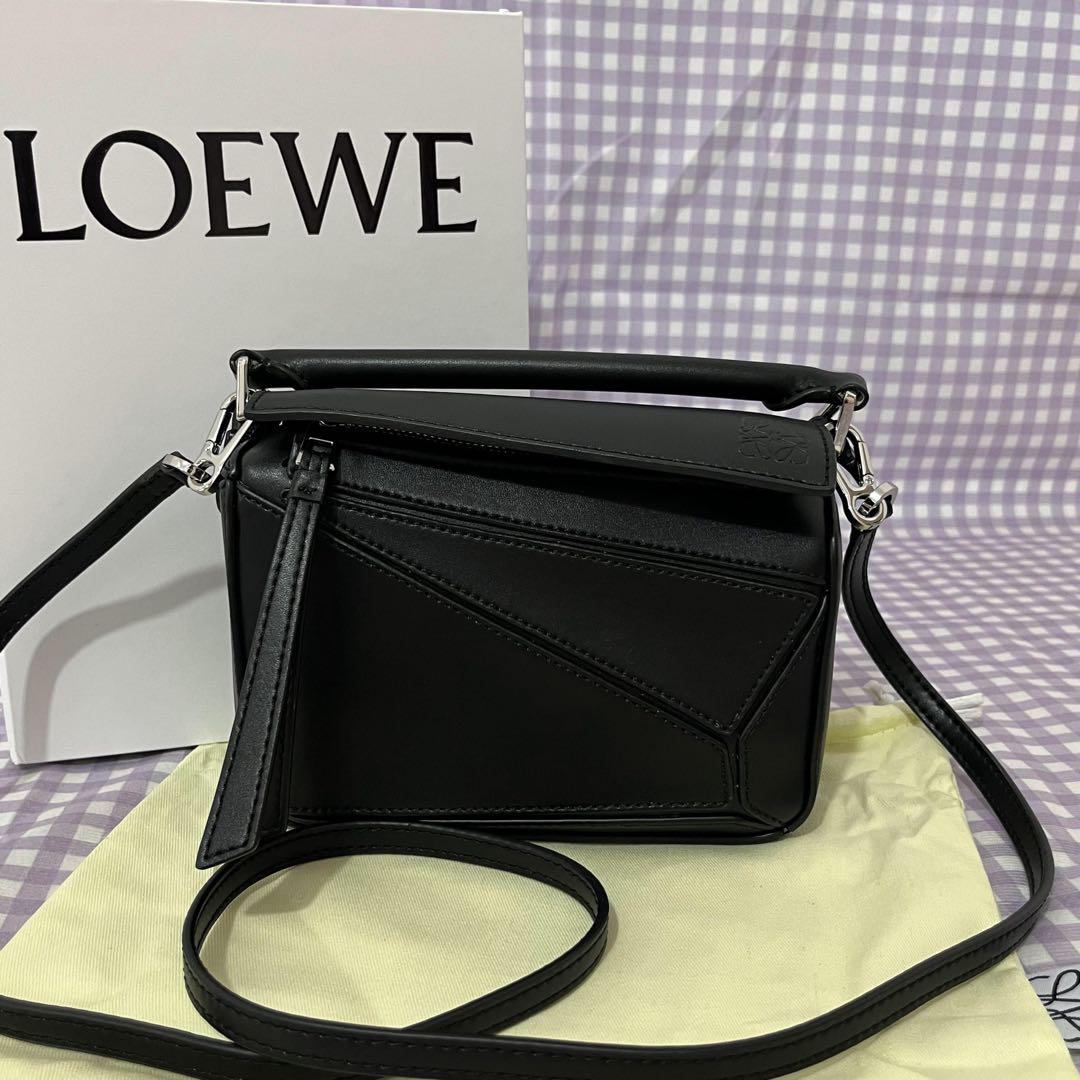 LOEWE ロエベ パズルバッグ ミニ柄デザイン無地