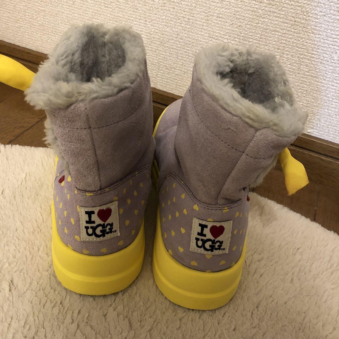 UGG ムートンブーツ ラベンダー/イエロー 5 UK