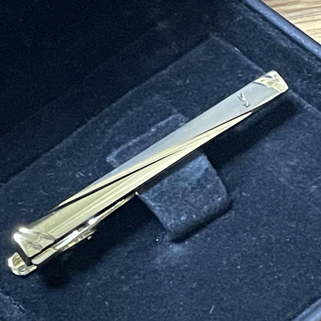 イヴサンローラン  純銀SV925ネクタイピン イブサンローラン YSL ネクタイピン タイピン タイバー