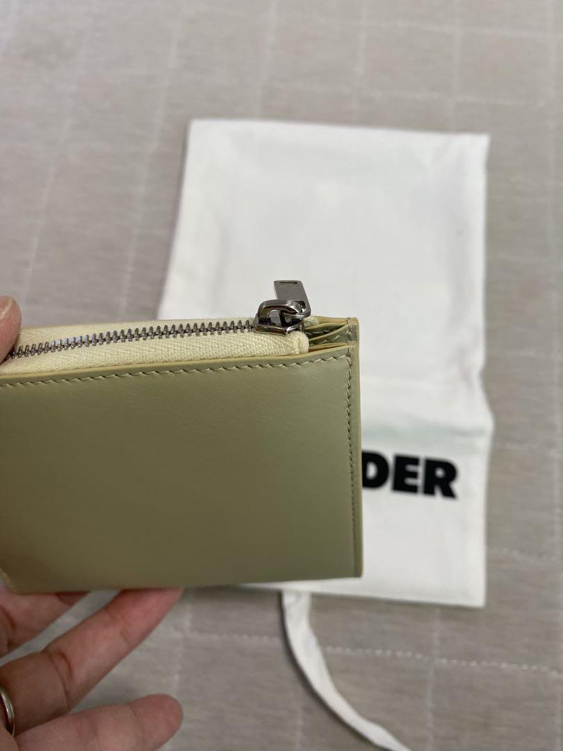 JIL SANDER ベージュ 二つ折り財布 カードケース