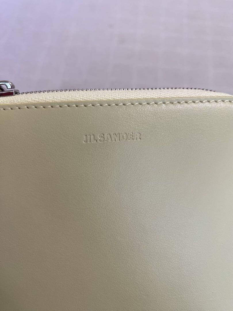 JIL SANDER ベージュ 二つ折り財布 カードケース