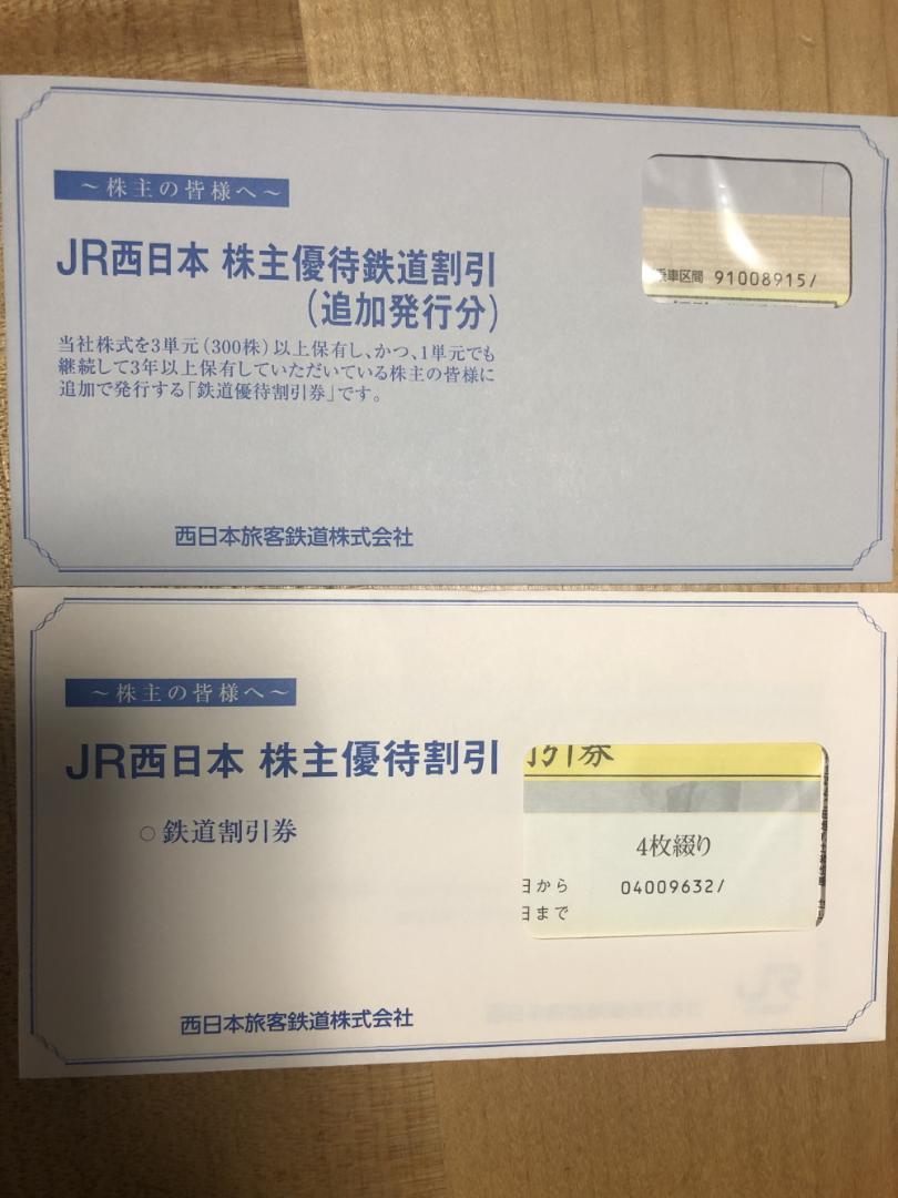 低価格の JR西日本株主優待券5枚 割引券 通販ショップ販売 JR西日本株主優待券5枚+株主優待割引券 その他