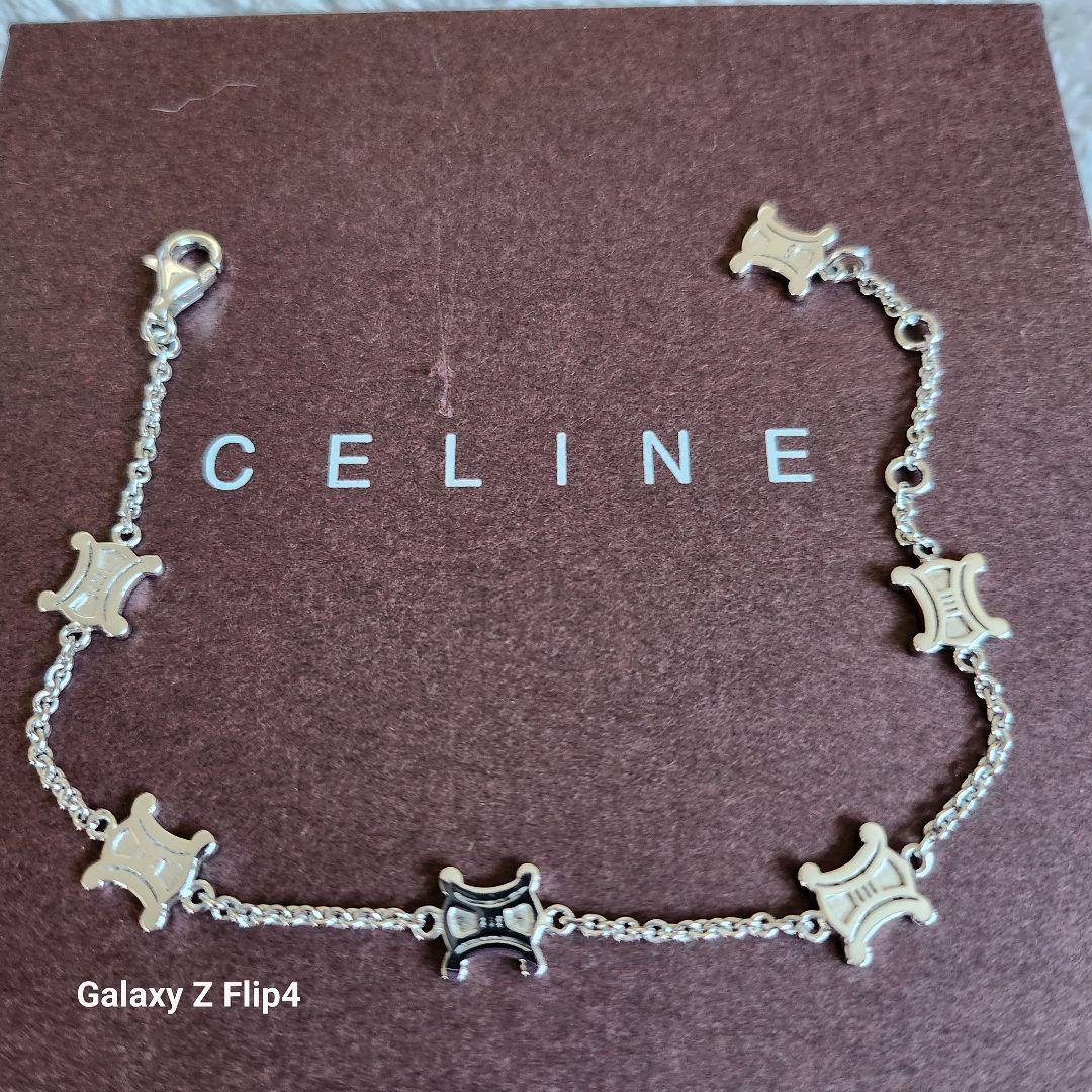 ✴️CELINE セリーヌ✴️ブレスレット シルバー ロゴ