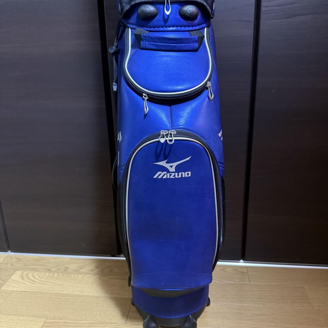 Mizuno キャディバッグ ゴルフバッグ ブルー