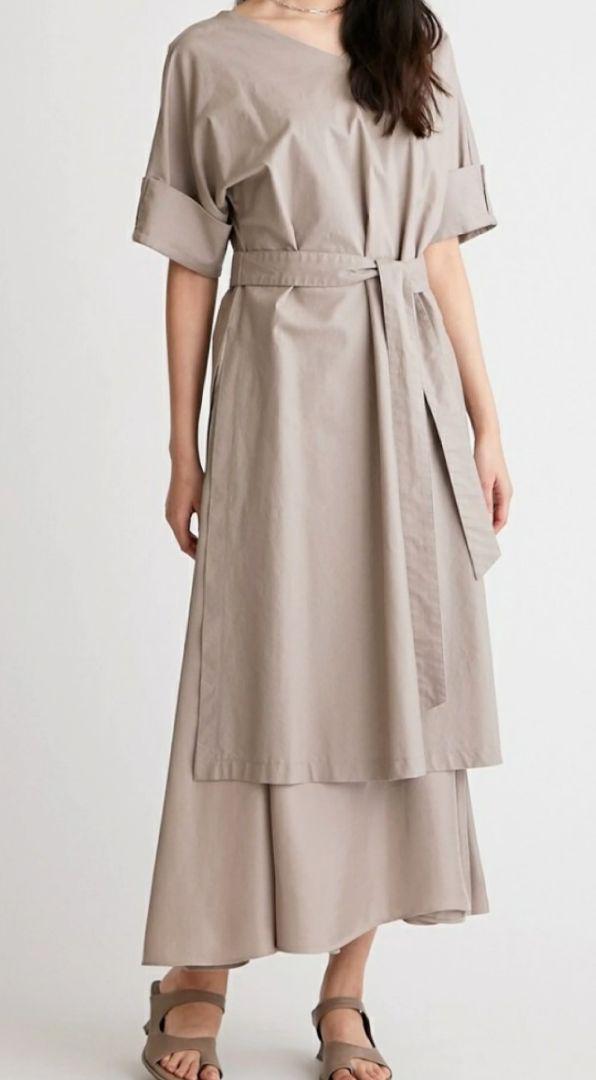 新品未使用タグ付き♪ミラオーウェン　デザインスリーブレイヤードワンピース♪