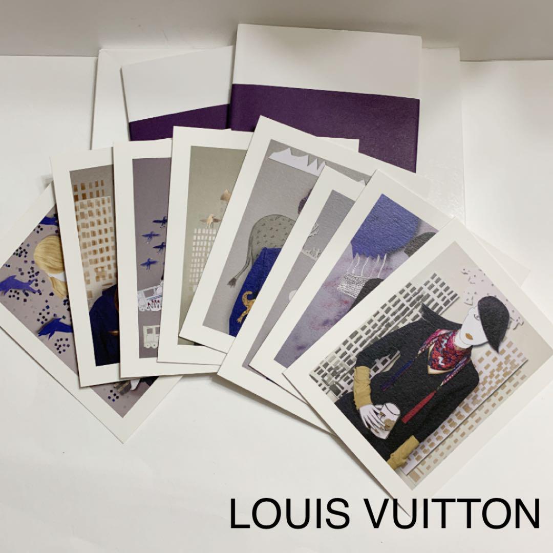 LOUIS VUITTON ルイヴィトン ポストカード+封筒 各8枚