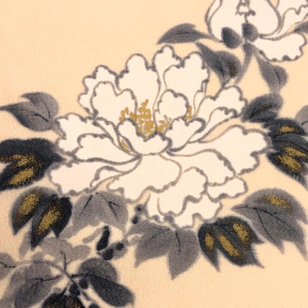 手描き花柄模様