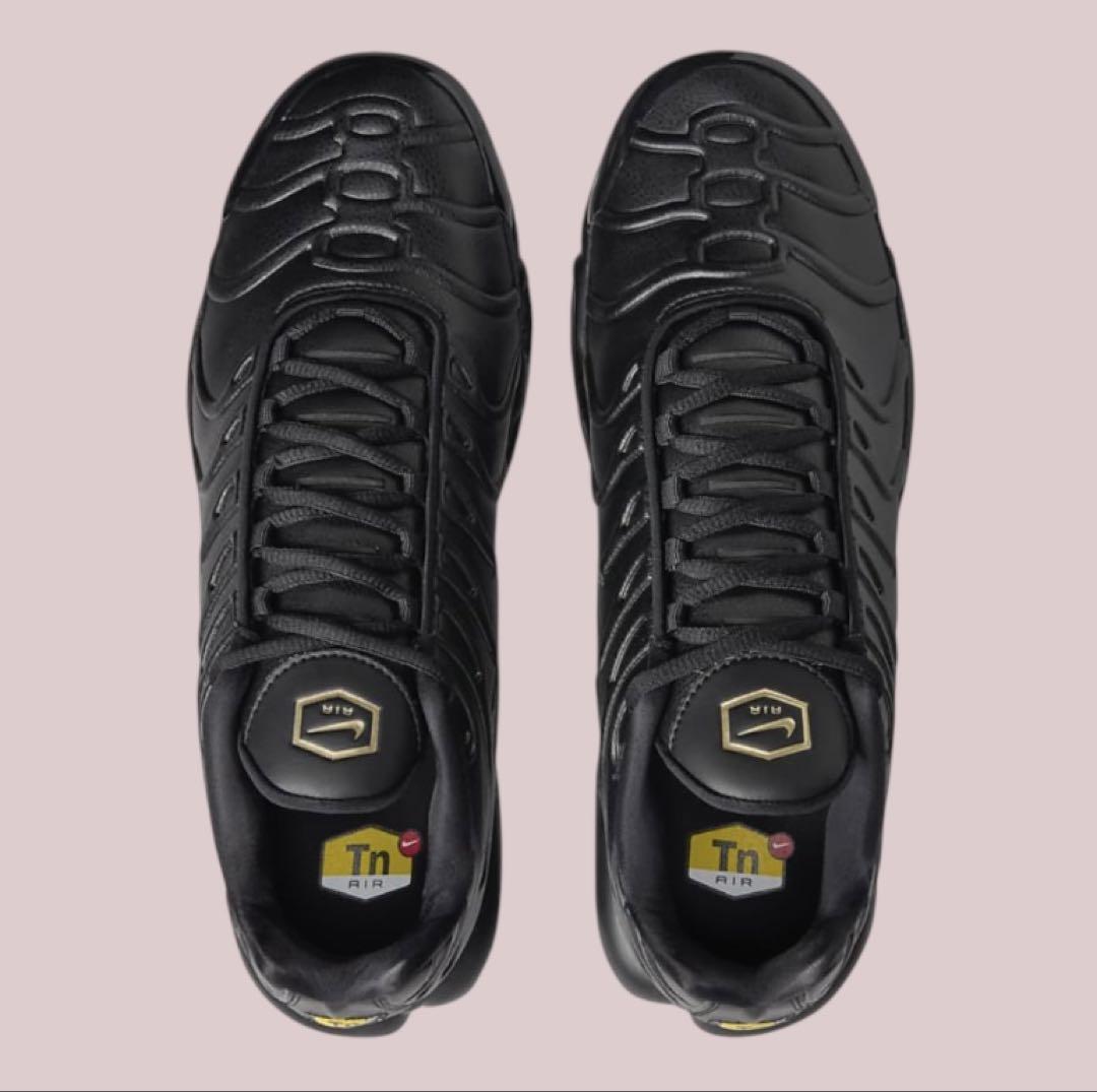 新品 NIKE ナイキエアマックスプラスプレミアム ブラック/レッド 国内正規