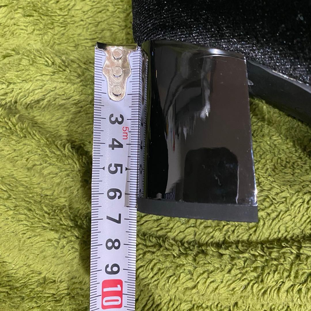 【美品】オリエンタル トラフィック/ブーツ/ブラック/ビジュー付き/Mサイズ