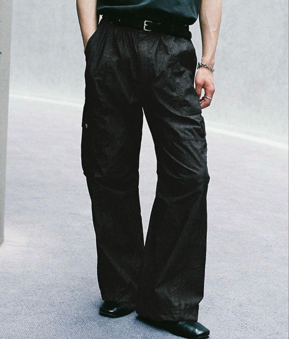 ひかげC/N WASHER CURVED FLARE WIDE CARGO