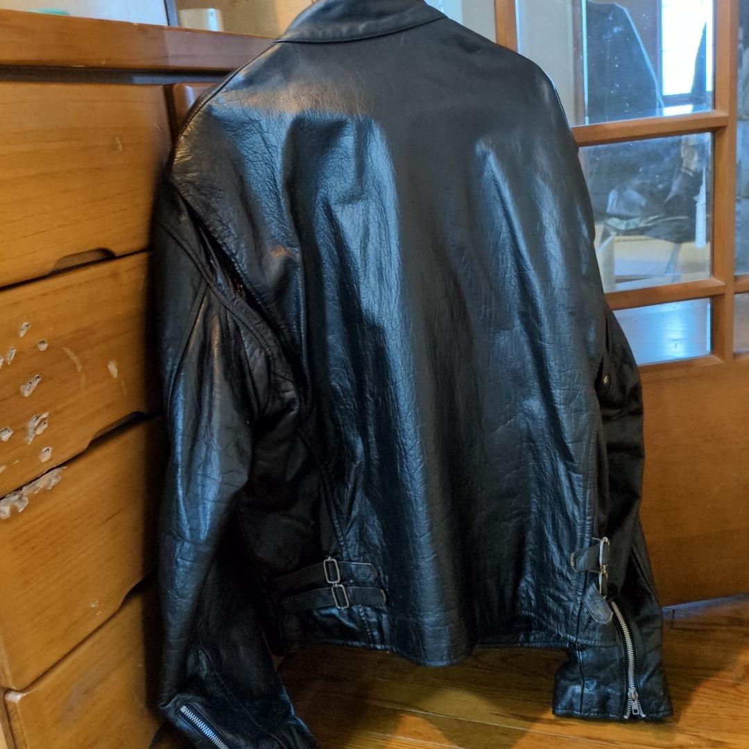 オーバーサイズHORN WORKS シングルライダースサイズ7L