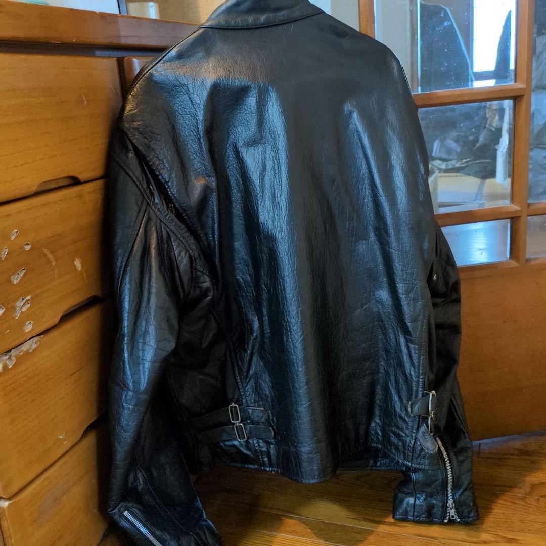 オーバーサイズHORN WORKS シングルライダースサイズ7L