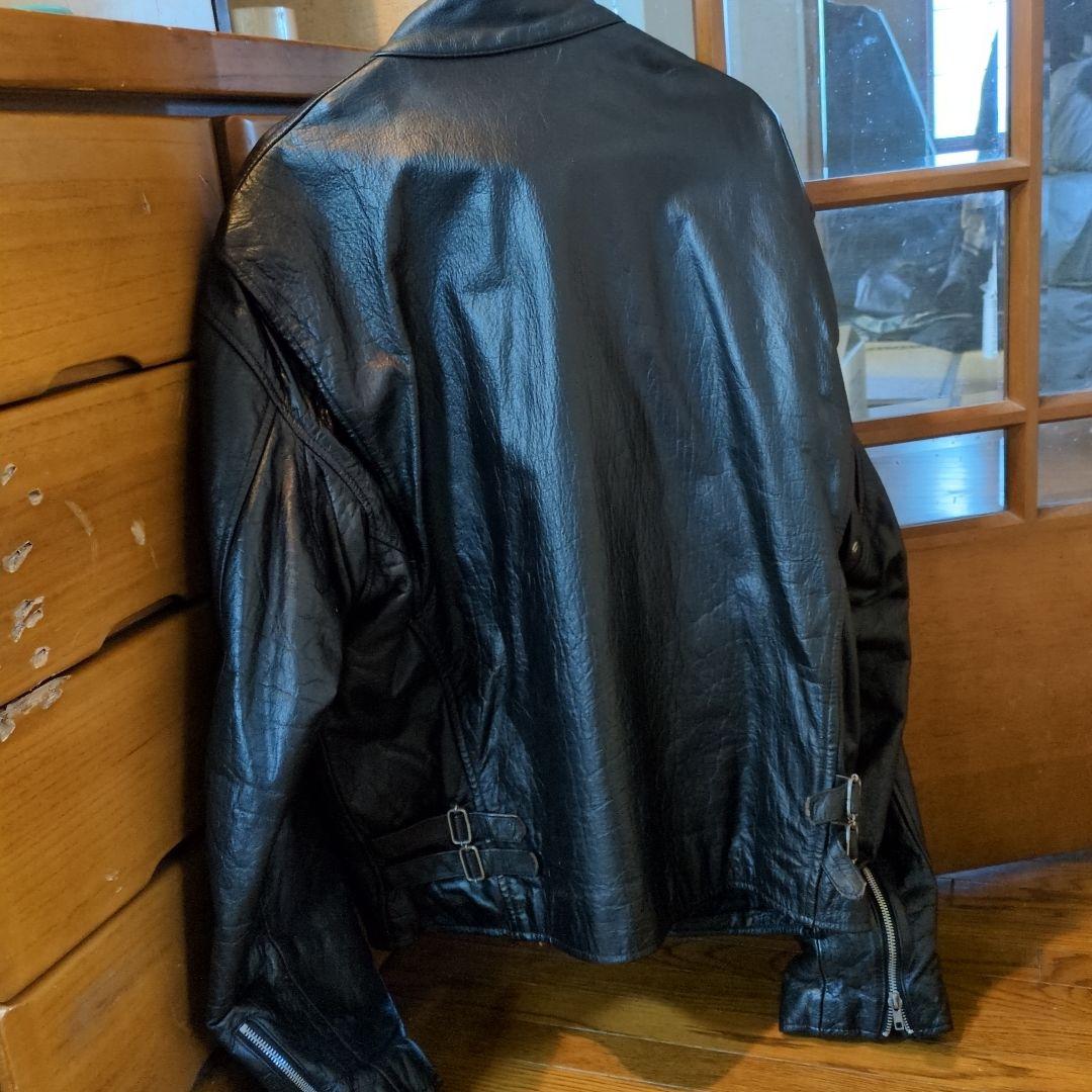 オーバーサイズHORN WORKS シングルライダースサイズ7L
