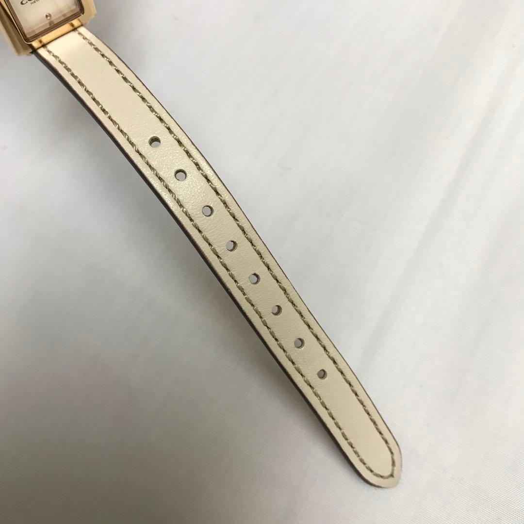 ☆超美品☆COACH リズ ウォッチ クォーツ 腕時計 24mm レディース　白