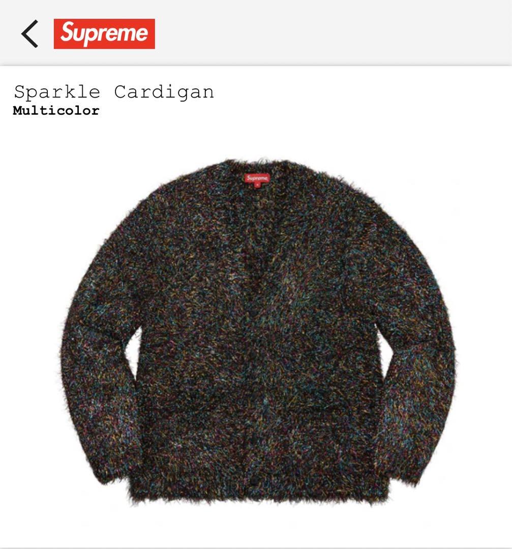 新品 Supreme Sparkle Cardigan