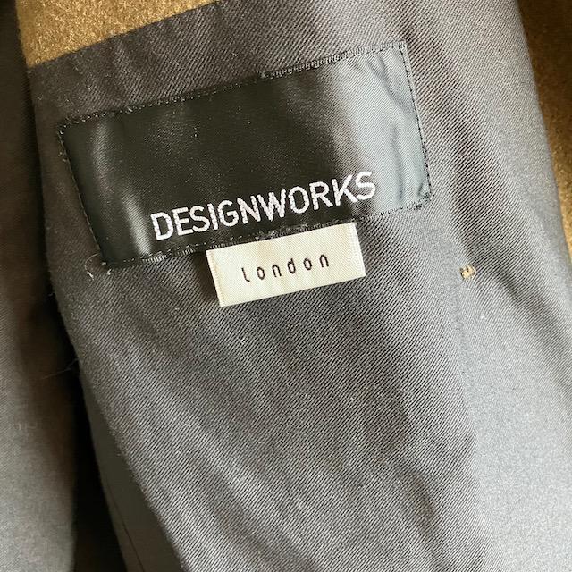 美品 イタリア製 DESIGNWORKS デザインワークス ウール コート
