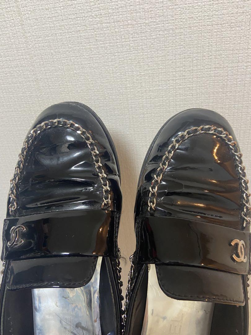 CHANEL シャネル チェーン ローファー CHANEL シャネル チェーン ローファー