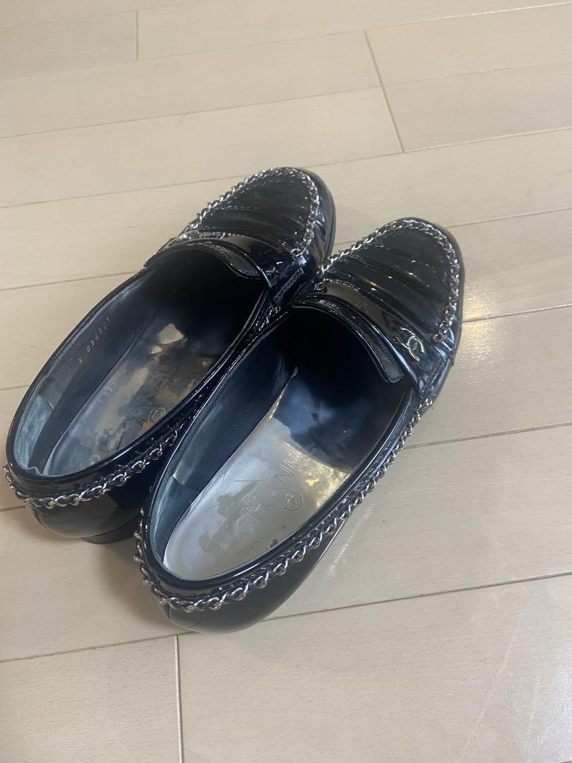 CHANEL シャネル チェーン ローファー CHANEL シャネル チェーン ローファー