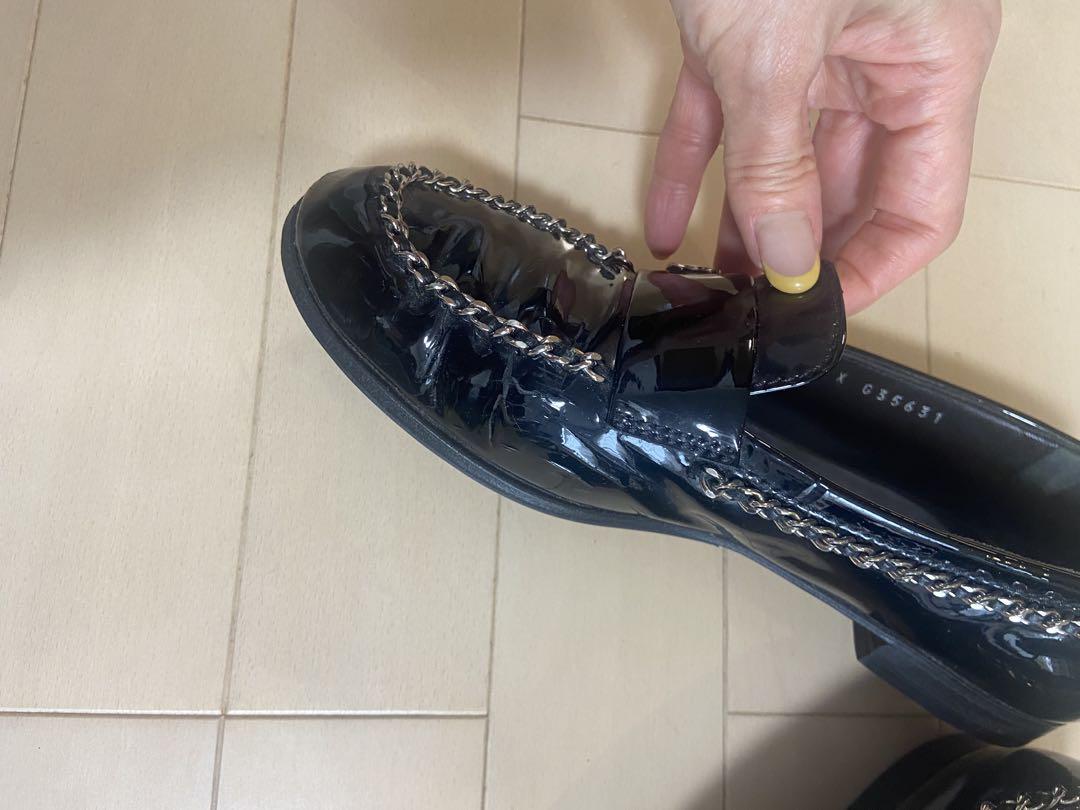 CHANEL シャネル チェーン ローファー CHANEL シャネル チェーン ローファー
