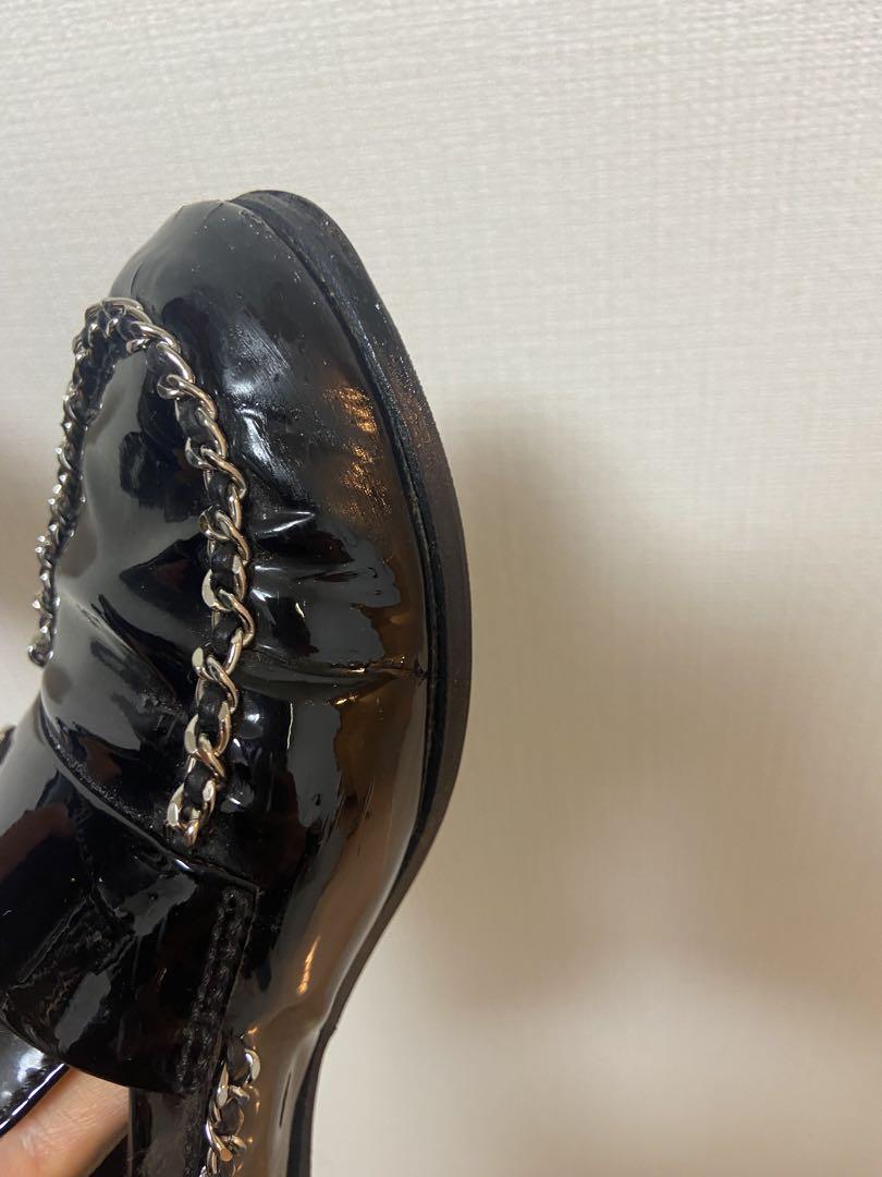 CHANEL シャネル チェーン ローファー CHANEL シャネル チェーン ローファー