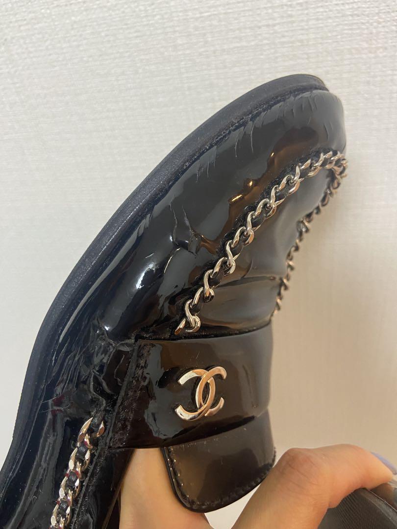 CHANEL シャネル チェーン ローファー CHANEL シャネル チェーン ローファー