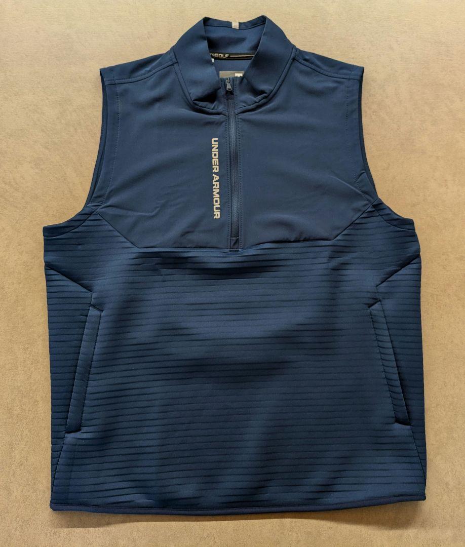 UNDER ARMOUR◆アンダーアーマー◆ゴルフベスト◆ネイビー◆LG