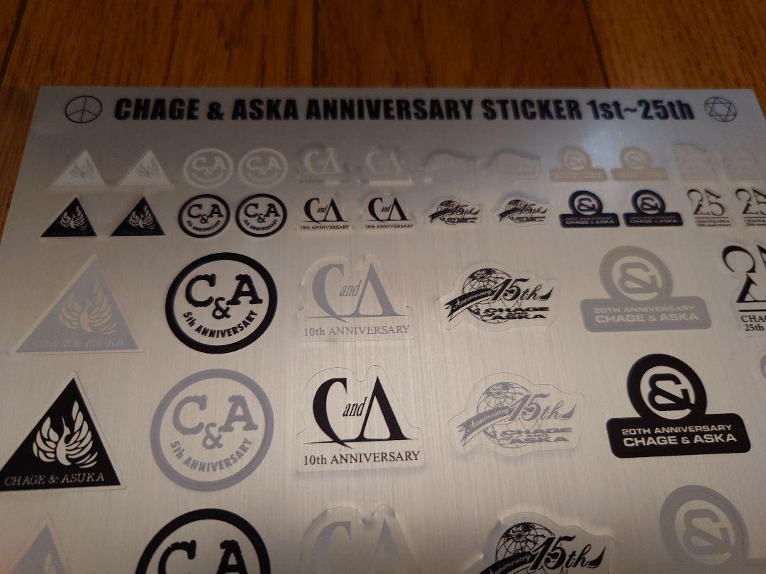 CHAGE＆ASKA ステッカー C＆Aロゴ•熱風•15th•25など - メルカリ