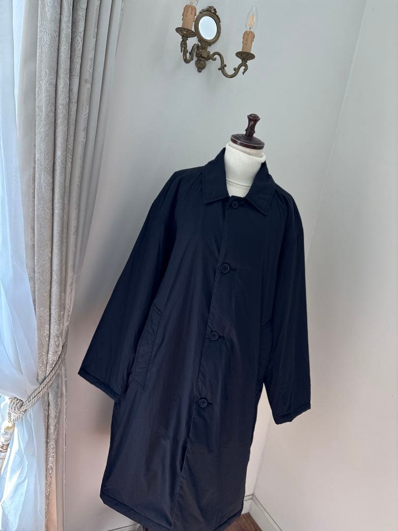 ムジラボ 無印 洗える 中わたステン コート MM・無印良品