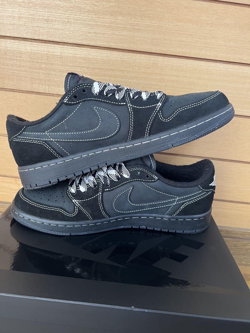 靴 Travis Scott Air Jordan Black Phantom