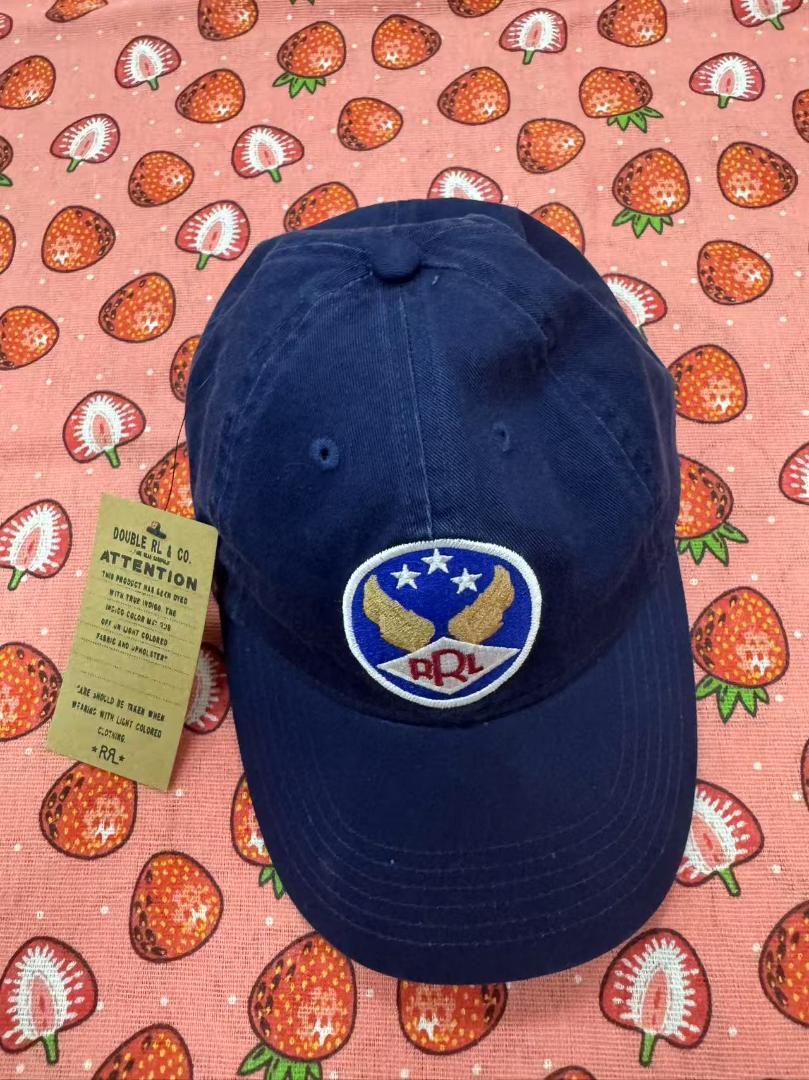 RRL ウィングマーク インディゴ デニムキャップ スナップバック