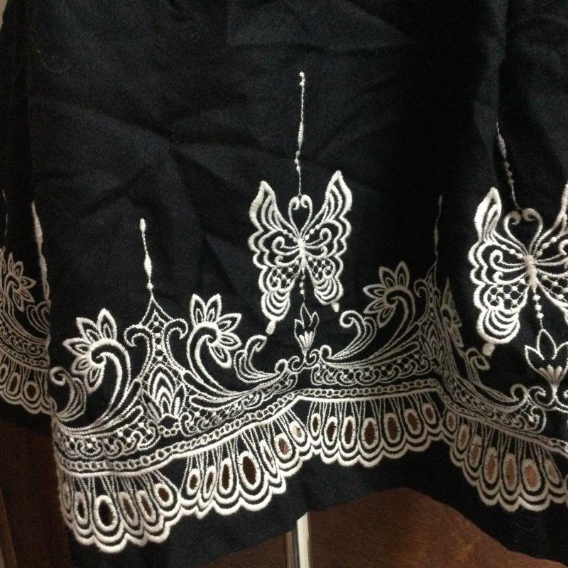 Anna Sui 黒 蝶モチーフ 刺繍 ワンピース メルカリ Anna Sui 黒 蝶モチーフ 刺繍 ワンピース メルカリ