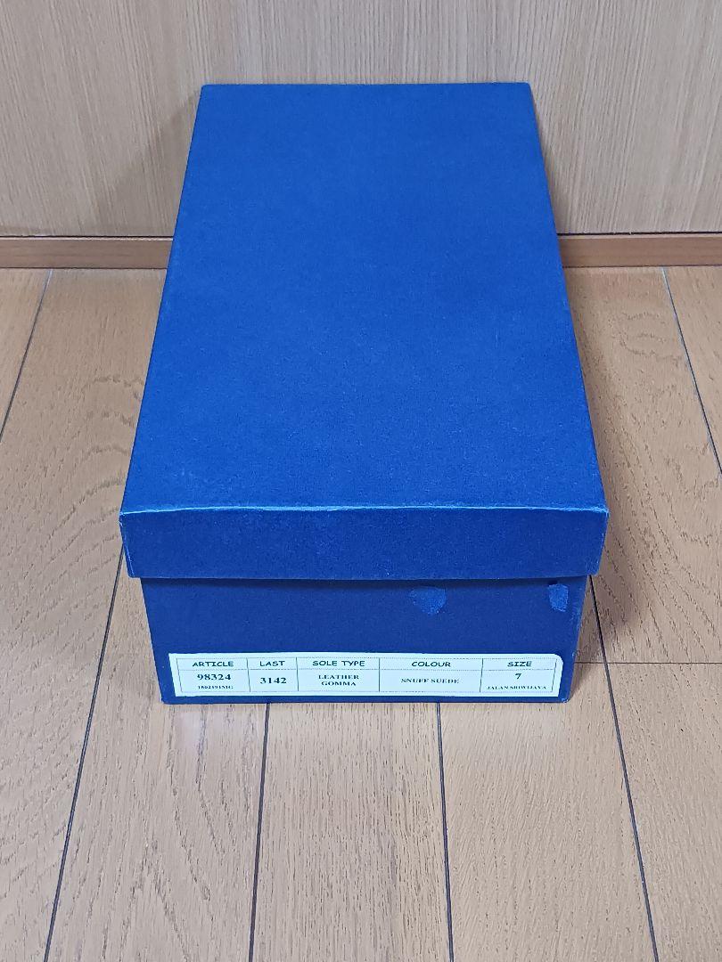 試着程度 ジャランスリウァヤ スエード ローファー 7 金茶 ハーフラバー