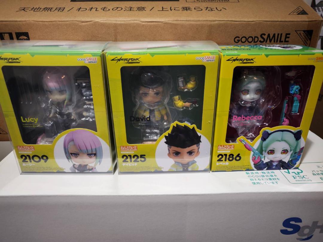 サイバーパンク エッジランナーズ　ねんどろいど　3種セット　新品未開封