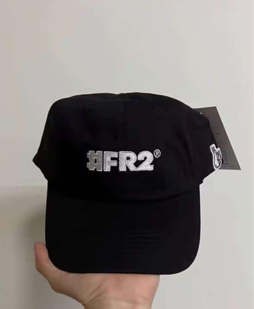 FR2 ブラック ベースボールキャップ