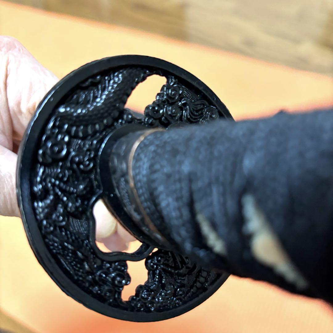 日本刀模造刀　大刀黒石目 箱有り未使用品