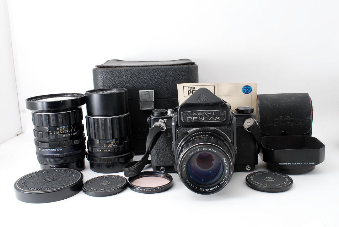 ASAHI PENTAX TAKUMAR/6x7 f2.4/105 f4/200 【送料込】