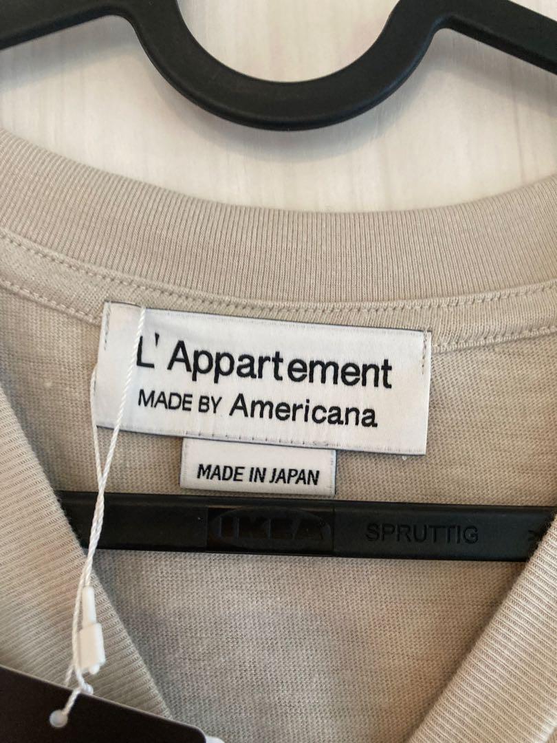 L'AppartementアメリカーナGraphic T-shirt ナチュラル