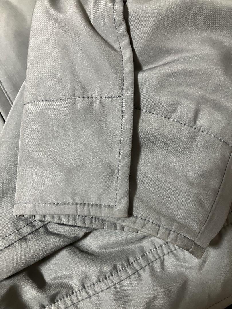 90s 2000s old GAP Puffer Jacket チャコール