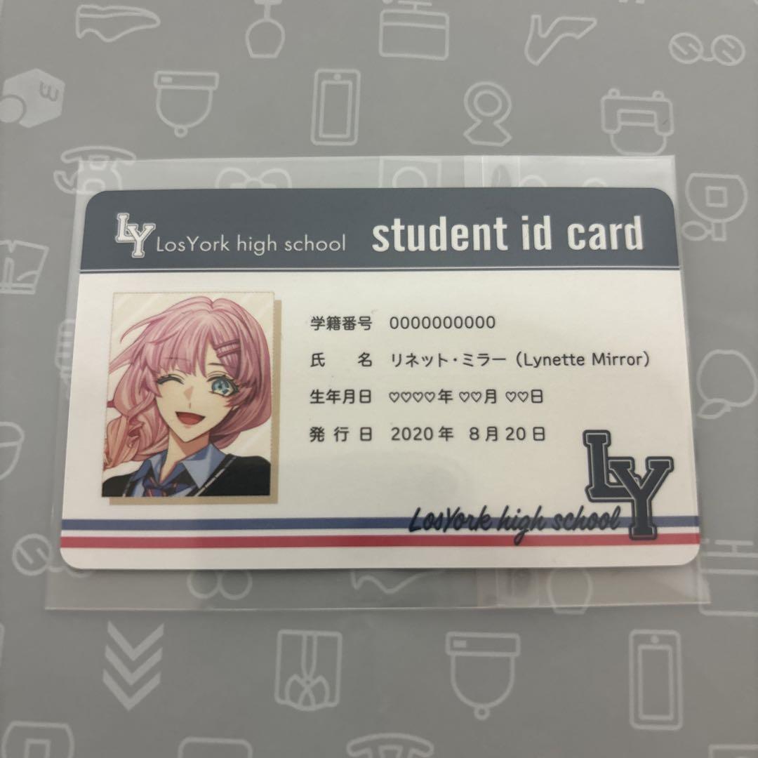 キューピットパラサイト キュピパラ 5周年 特典 学生証 リネット キューピットパラサイト キュピパラ 5周年 特典 学生証 リネット
