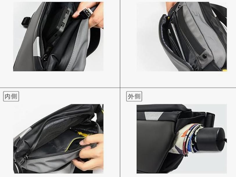 Pixoo Sling Bag ピクセルアートバッグ　モバイルバッテリー付き
