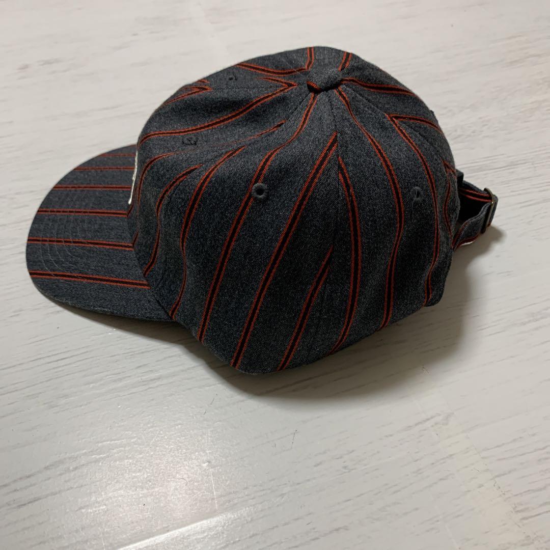 希少美品✨STUSSY キャップ ストライプ　サイズフリー