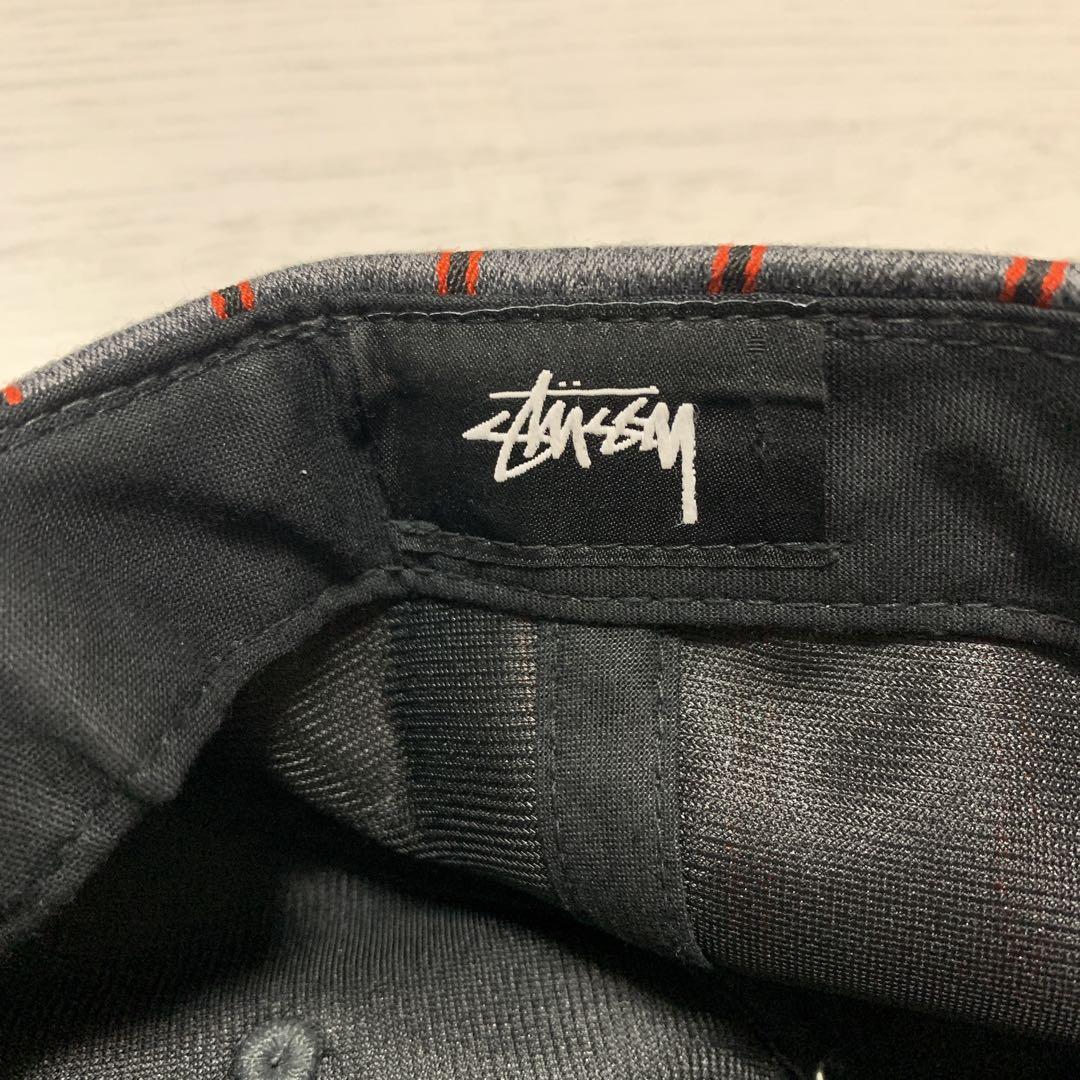 希少美品✨STUSSY キャップ ストライプ　サイズフリー