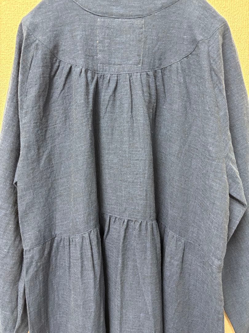 08Mab ゼロハチマブ Wガーゼ 3way ティアード 多ボタン ワンピース