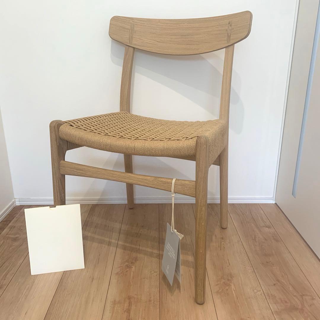 【正規品】カール・ハンセン&サン CH23 (オーク材ホワイトオイル仕上げ)