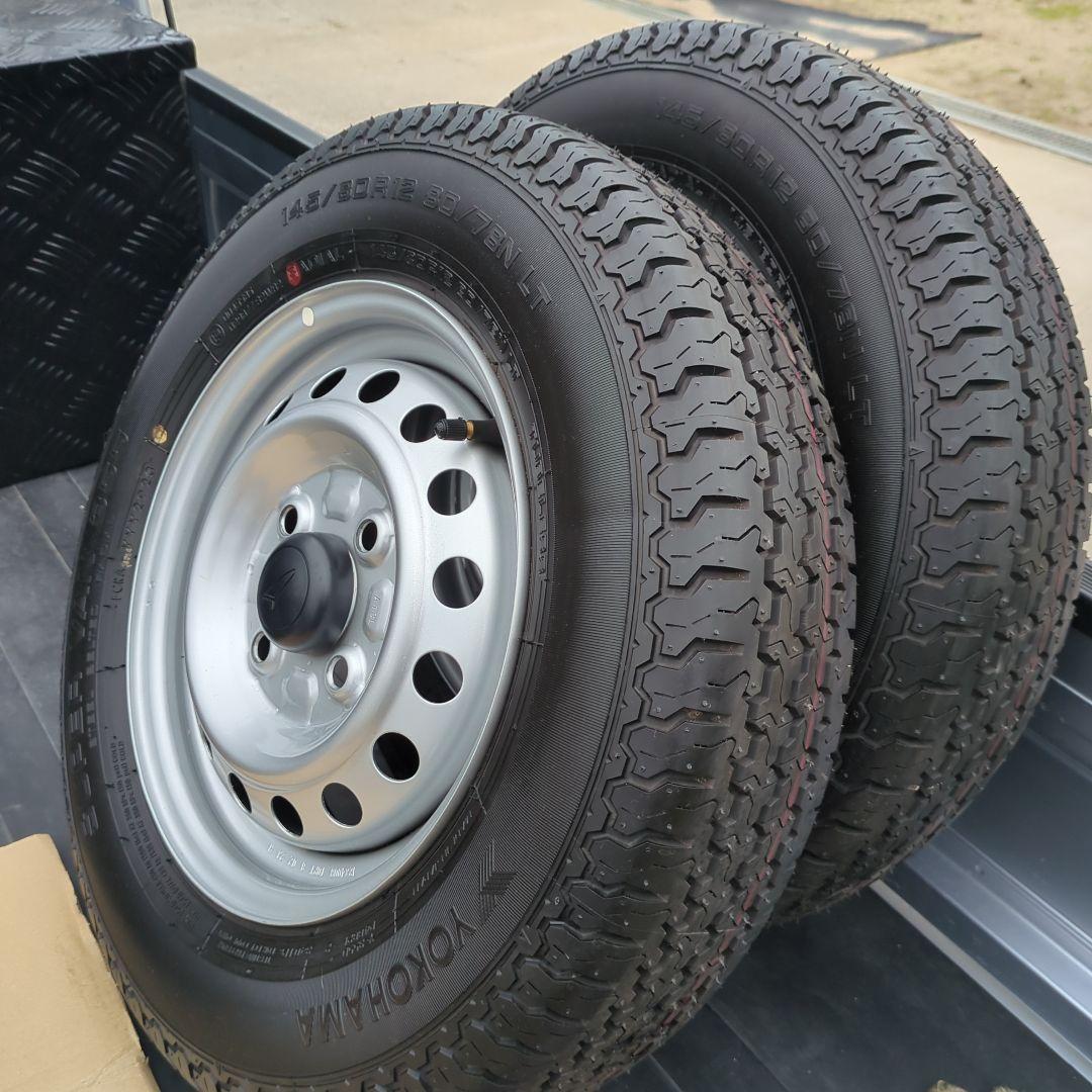 軽トラタイヤホイール２本セット（1/4 2/4）