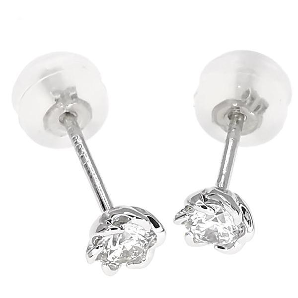 低価セール トレセンテ Pt ダイヤモンド フローラ ローサ ピアス 0.20ct 定価9万 4lv7u-m85161213402 超激得爆買い
