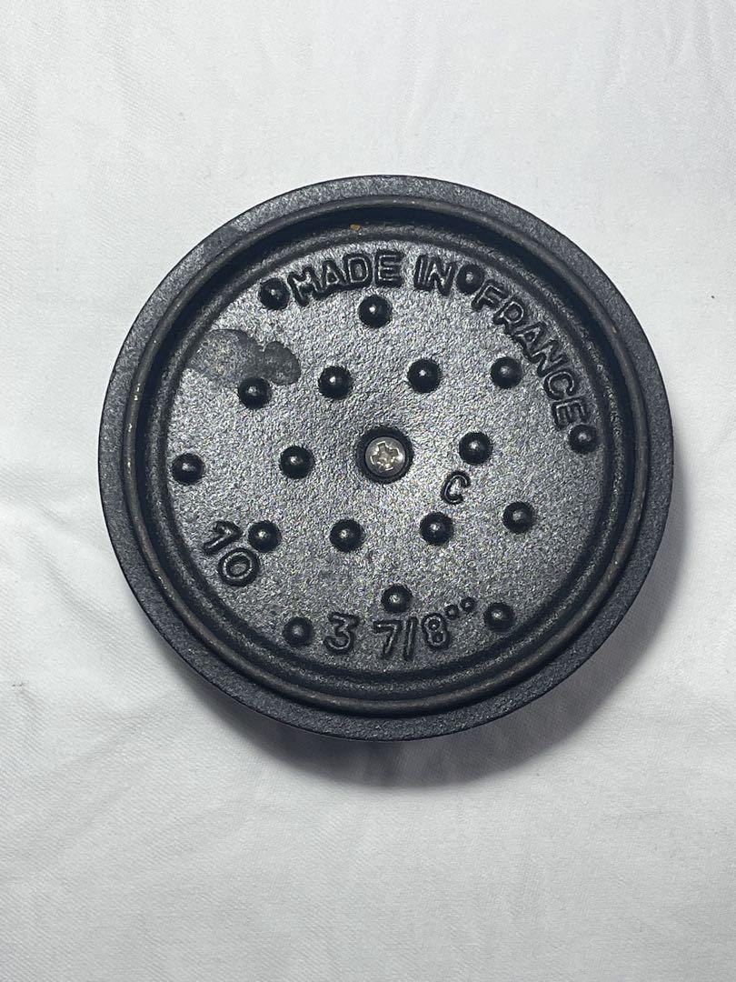 STAUB 鋳鉄 両手鍋 10cm 蓋付き　2個セット