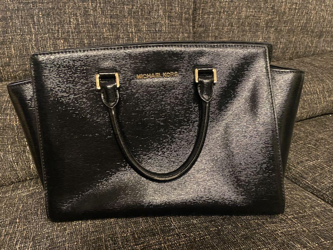 MICHAEL KORS ブラックトートバッグ