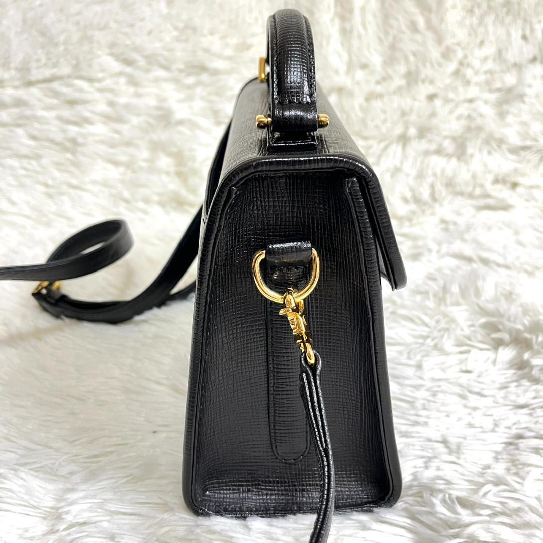 美品 クレージュ ショルダーバッグ フォーマル 2WAY レザー