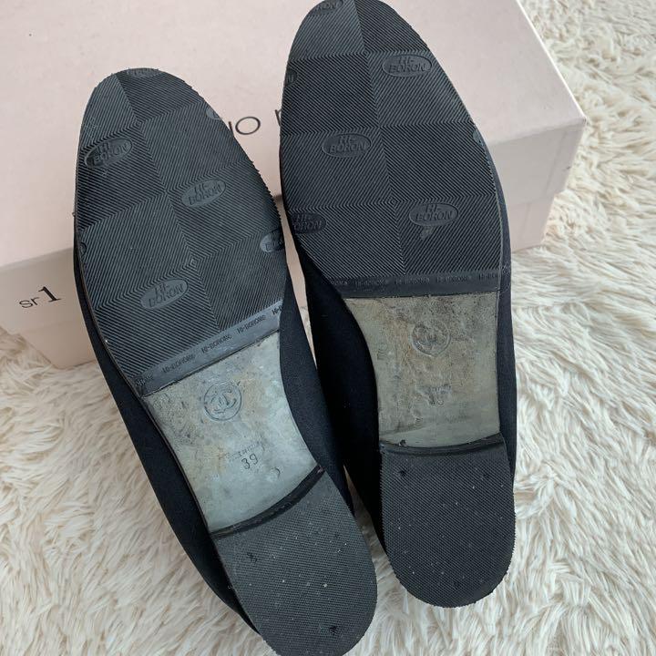 バレエシュ シャネル バレエシューズ 39 H2GXv-m85164206235 CHANEL プリント